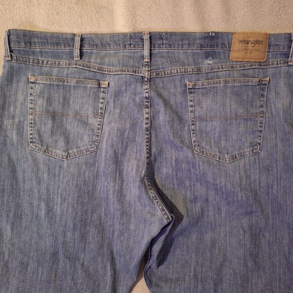 WRANGLER AUTHENTICS Men Jeans 48x32 (49x30.5) Relaxed Fit Flex 10ZM200ST Blue - Picture 12 of 13